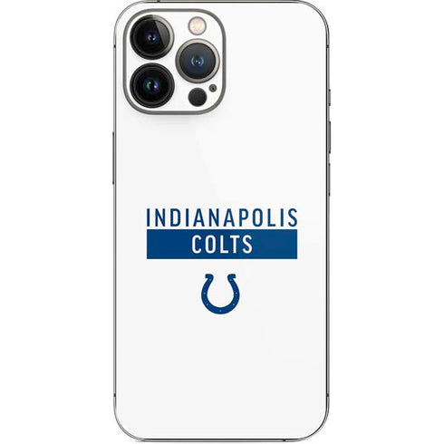 NFL Indianapolis Colts White Performance Series iPhone 13 Pro Max Skin