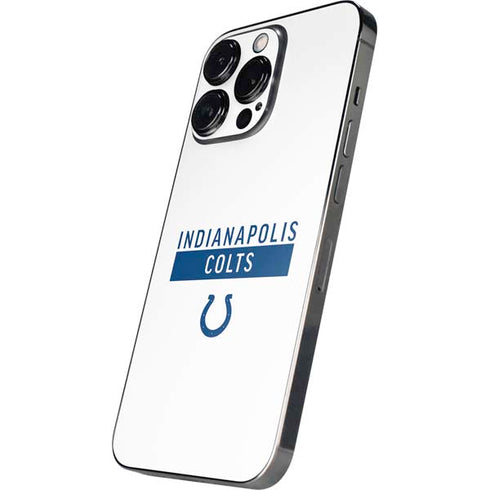 NFL Indianapolis Colts White Performance Series iPhone 13 Pro Max Skin