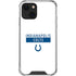 NFL Indianapolis Colts White Performance Series iPhone 14 Clear Case