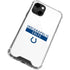 NFL Indianapolis Colts White Performance Series iPhone 14 Clear Case