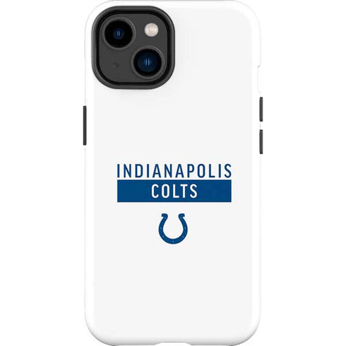 NFL Indianapolis Colts White Performance Series iPhone 15 Plus Impact Case