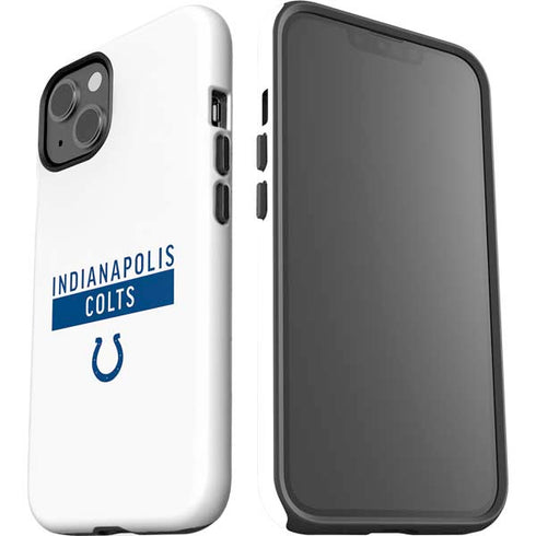 NFL Indianapolis Colts White Performance Series iPhone 15 Plus Impact Case