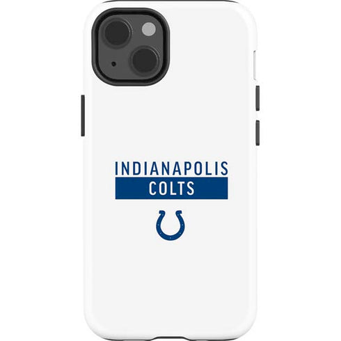 NFL Indianapolis Colts White Performance Series iPhone 15 Impact Case