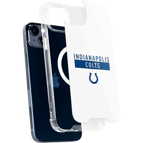 NFL Indianapolis Colts White Performance Series iPhone 14 Plus MagSafe Case