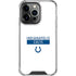 NFL Indianapolis Colts White Performance Series iPhone 15 Pro Clear Case