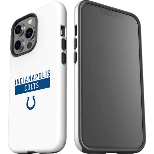 NFL Indianapolis Colts White Performance Series iPhone 15 Pro Impact Case