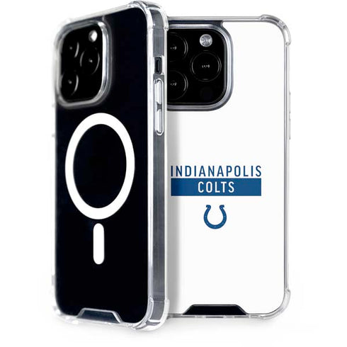 NFL Indianapolis Colts White Performance Series iPhone 15 Pro MagSafe Case