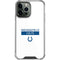 NFL Indianapolis Colts White Performance Series iPhone 15 Pro Max Clear Case