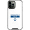 NFL Indianapolis Colts White Performance Series iPhone 14 Pro Max Clear Case