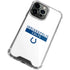 NFL Indianapolis Colts White Performance Series iPhone 15 Pro Max Clear Case