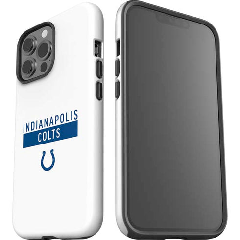 NFL Indianapolis Colts White Performance Series iPhone 15 Pro Max Impact Case