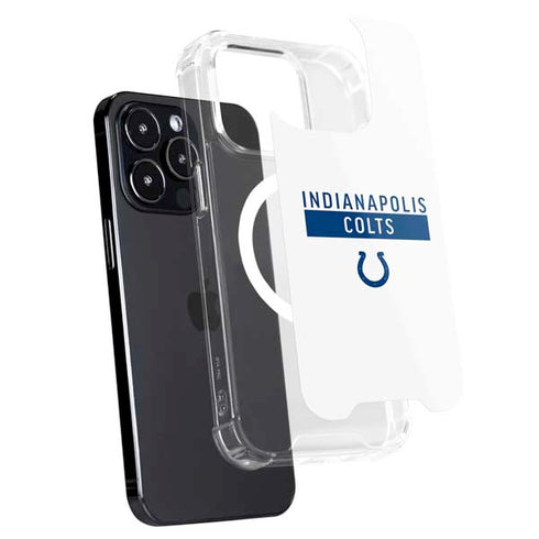 NFL Indianapolis Colts White Performance Series iPhone 15 Pro Max MagSafe Case