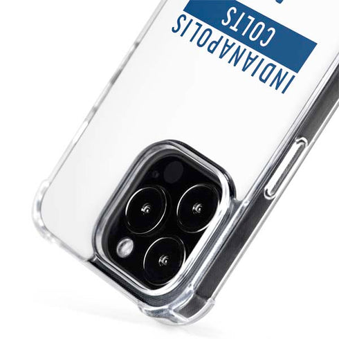 NFL Indianapolis Colts White Performance Series iPhone 15 Pro Max MagSafe Case