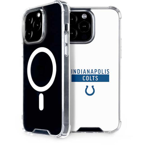 NFL Indianapolis Colts White Performance Series iPhone 15 Pro Max MagSafe Case