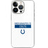 NFL Indianapolis Colts White Performance Series iPhone 14 Pro Skin