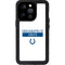NFL Indianapolis Colts White Performance Series iPhone 14 Pro Waterproof Case