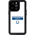 NFL Indianapolis Colts White Performance Series iPhone 14 Pro Waterproof Case