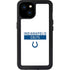 NFL Indianapolis Colts White Performance Series iPhone 15 Plus Waterproof Case