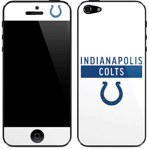 NFL Indianapolis Colts White Performance Series iPhone 5/5s/5SE Skin