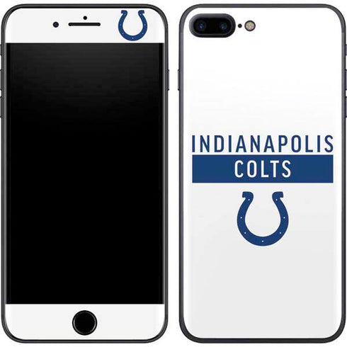 NFL Indianapolis Colts White Performance Series iPhone 8 Plus Skin