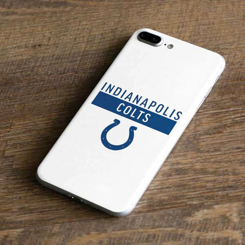 NFL Indianapolis Colts White Performance Series iPhone 8 Plus Skin