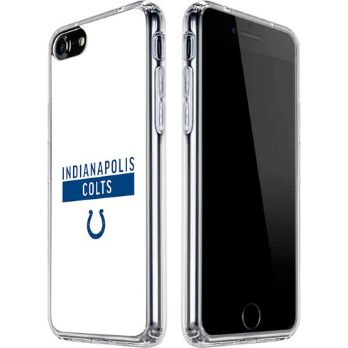 NFL Indianapolis Colts White Performance Series iPhone SE (2nd & 3rd Gen) Clear Case