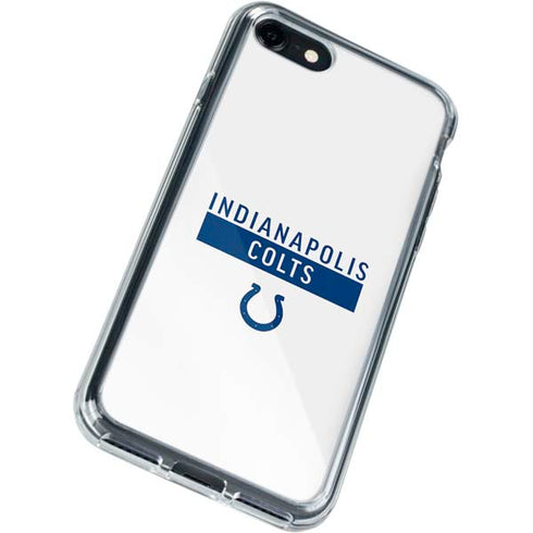 NFL Indianapolis Colts White Performance Series iPhone SE (2nd & 3rd Gen) Clear Case