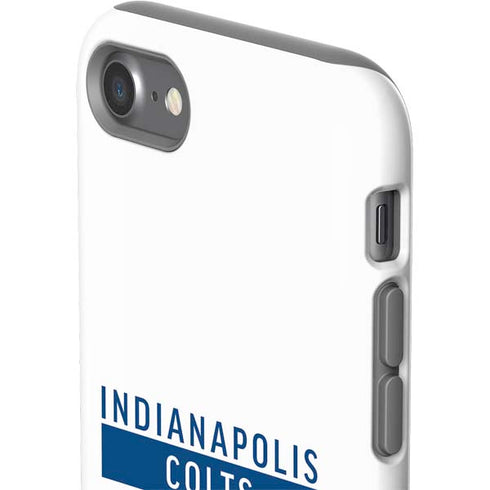 NFL Indianapolis Colts White Performance Series iPhone SE (2nd & 3rd Gen) Pro Case