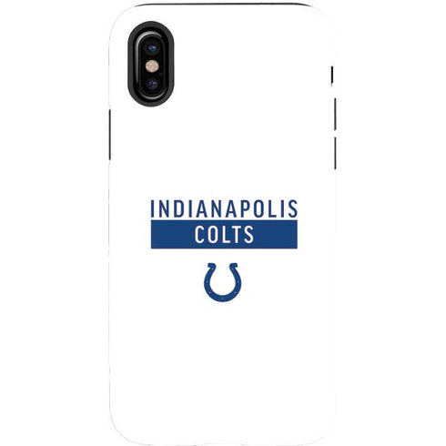 NFL Indianapolis Colts White Performance Series iPhone X Pro Case