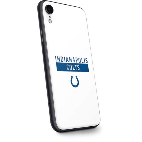 NFL Indianapolis Colts White Performance Series iPhone XR Skin