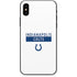 NFL Indianapolis Colts White Performance Series iPhone XS Max Skin
