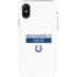 NFL Indianapolis Colts White Performance Series iPhone XS Pro Case