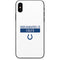 NFL Indianapolis Colts White Performance Series iPhone XS Skin