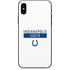 NFL Indianapolis Colts White Performance Series iPhone XS Skin
