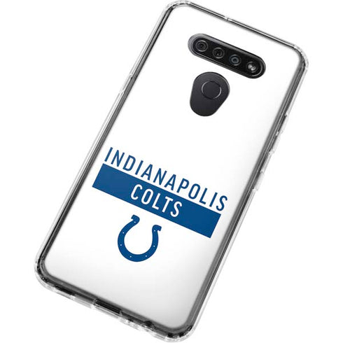 NFL Indianapolis Colts White Performance Series LG K51/Q51 Clear Case