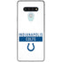 NFL Indianapolis Colts White Performance Series LG Stylo 6 Clear Case