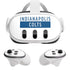 NFL Indianapolis Colts White Performance Series Meta Quest 3 Skin