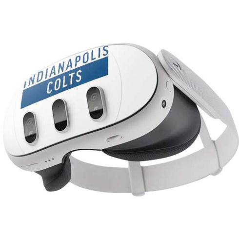 NFL Indianapolis Colts White Performance Series Meta Quest 3 Skin