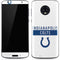 NFL Indianapolis Colts White Performance Series Moto G6 Skin