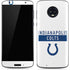 NFL Indianapolis Colts White Performance Series Moto G6 Skin
