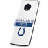 NFL Indianapolis Colts White Performance Series Moto G6 Skin
