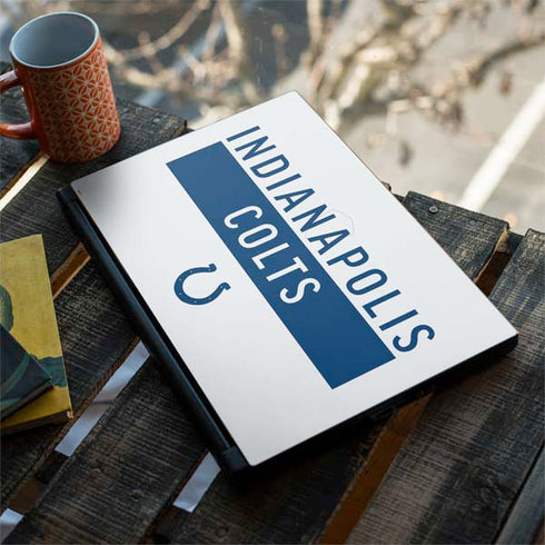 NFL Indianapolis Colts White Performance Series MSI GS65 Stealth Laptop Skin