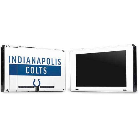 NFL Indianapolis Colts White Performance Series Nintendo Switch Bundle Skin