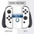 NFL Indianapolis Colts White Performance Series Nintendo Switch Bundle Skin