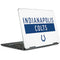 NFL Indianapolis Colts White Performance Series Notebook 9 Pro 13in (2017) Skin