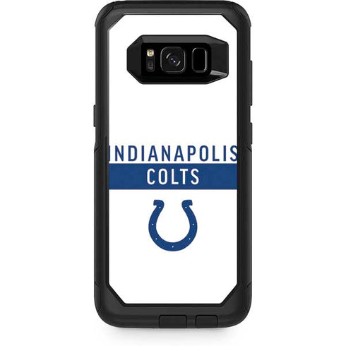 NFL Indianapolis Colts White Performance Series Otterbox Commuter Galaxy Skin
