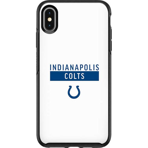 NFL Indianapolis Colts White Performance Series Otterbox Symmetry iPhone Skin
