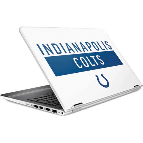 NFL Indianapolis Colts White Performance Series HP Pavilion Skin