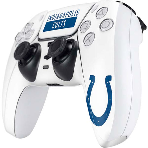 NFL Indianapolis Colts White Performance Series PS5 Controller Skin