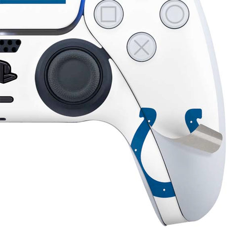 NFL Indianapolis Colts White Performance Series PS5 Slim Digital Edition Bundle Skin